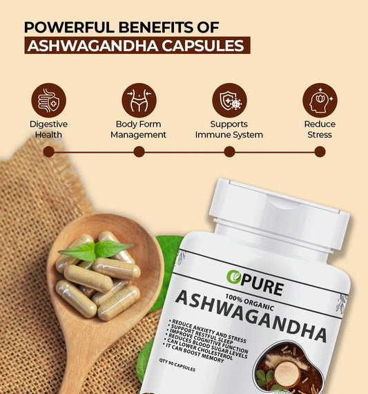 Ashwagandha Capsules 500mg – Pure Root Extract in Pakistan
