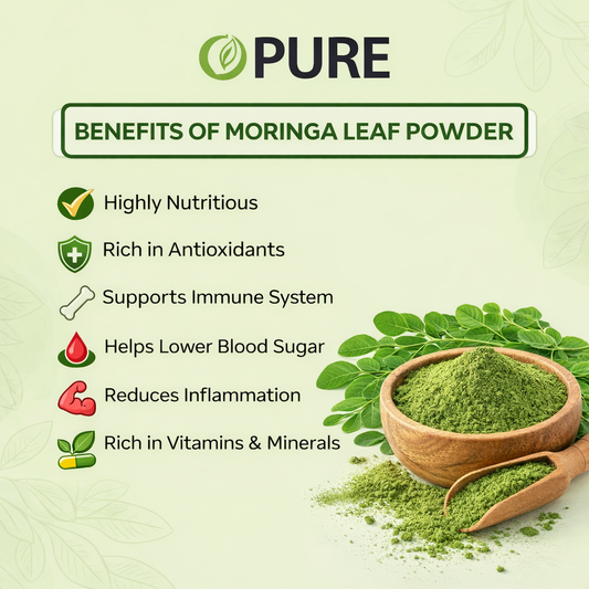 Moringa Powder Price in Pakistan – Organic Moringa Leaf Powder Superfood | Opure.pk