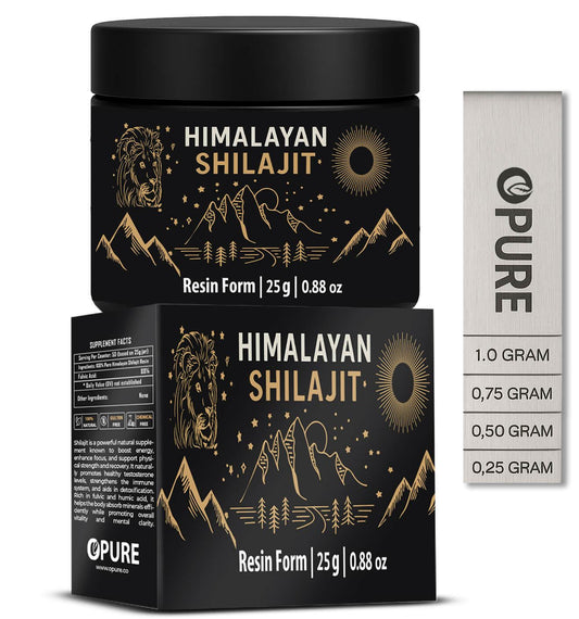 100% Pure Himalayan Shilajit Resin