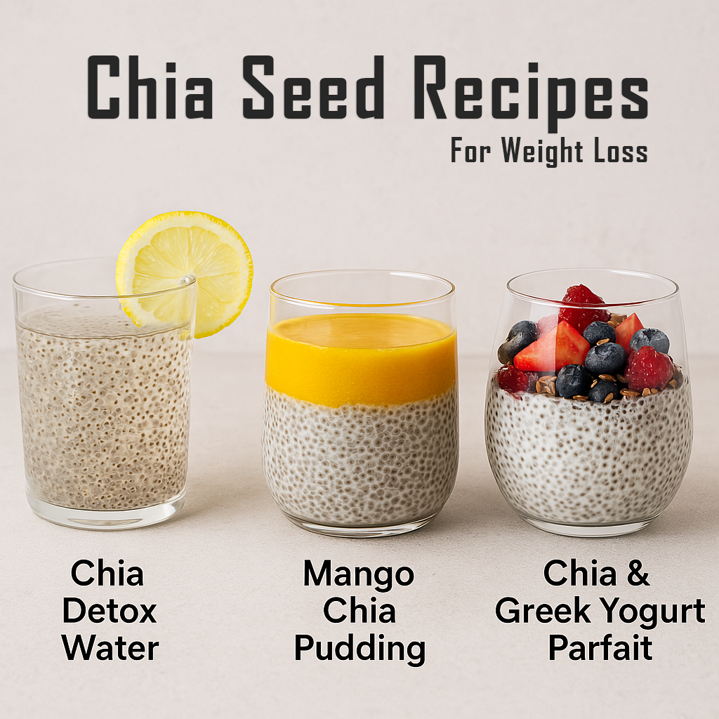 Top 3 Chia Seed Recipes for Weight Loss