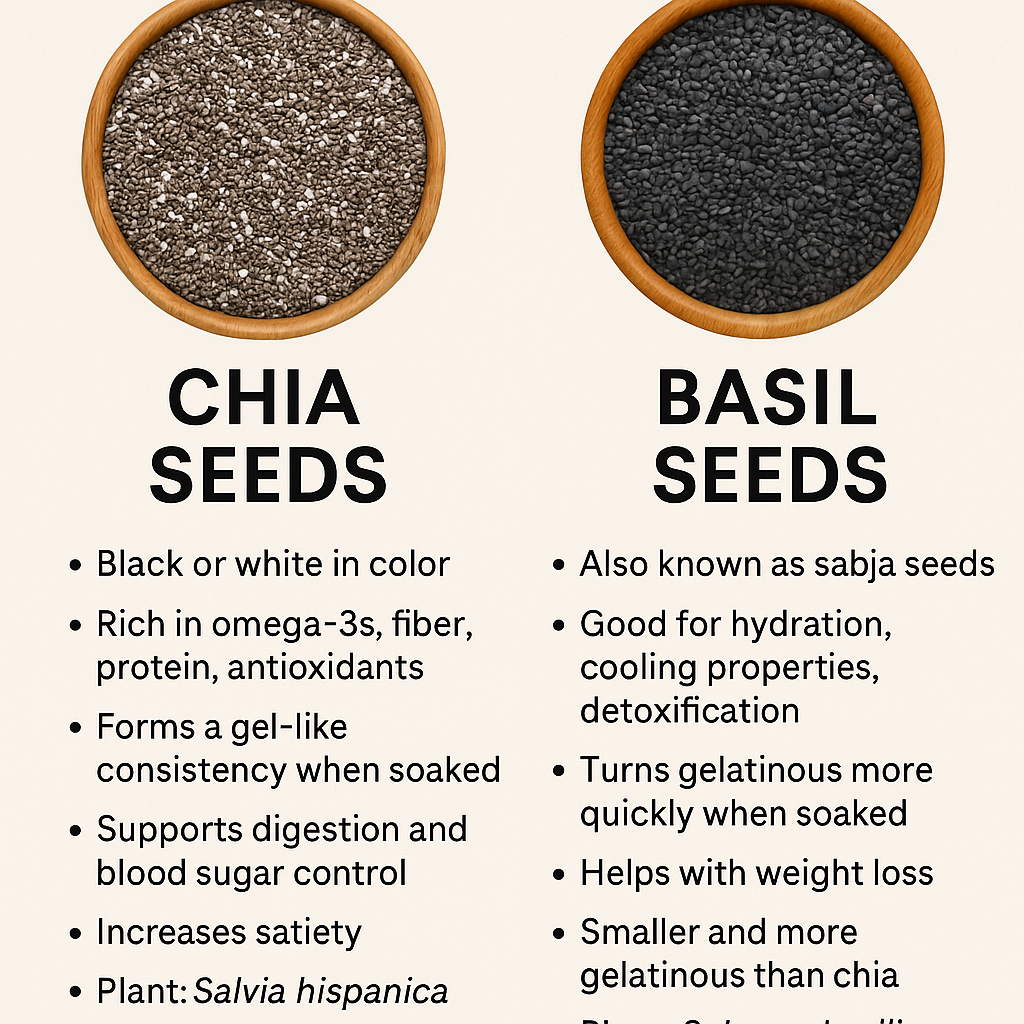 Chia vs. Basil Seeds: Which Is Better for Weight Loss and Why