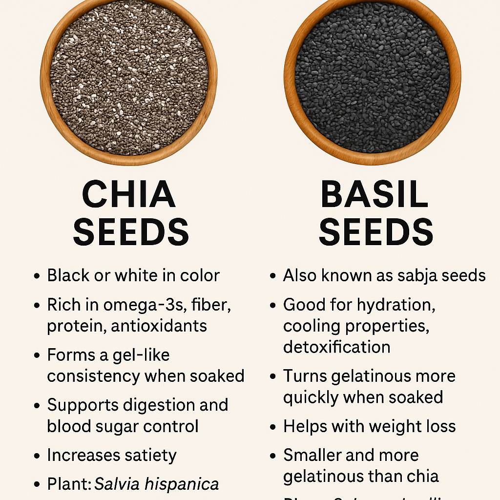 Chia vs. Basil Seeds: Which Is Better for Weight Loss and Why - OPURE.PK