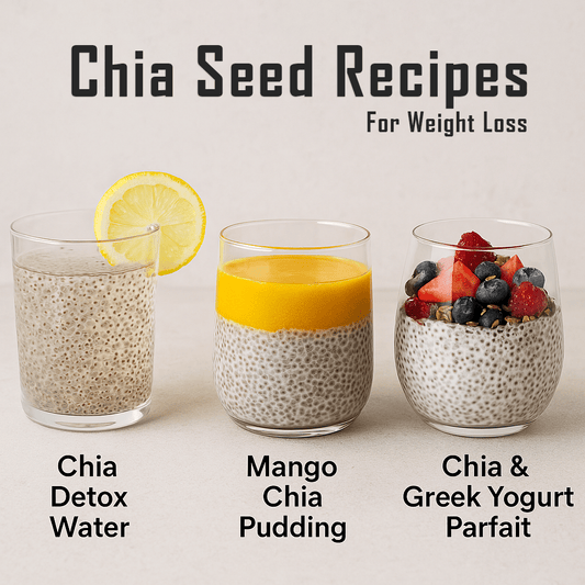 Top 3 Chia Seed Recipes for Weight Loss – Proven Recipes (2025) - OPURE.PK