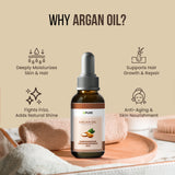 Argan Oil | 100% Pure & Natural Cold Pressed Best for Beard, Hair, Skin, Face, Body