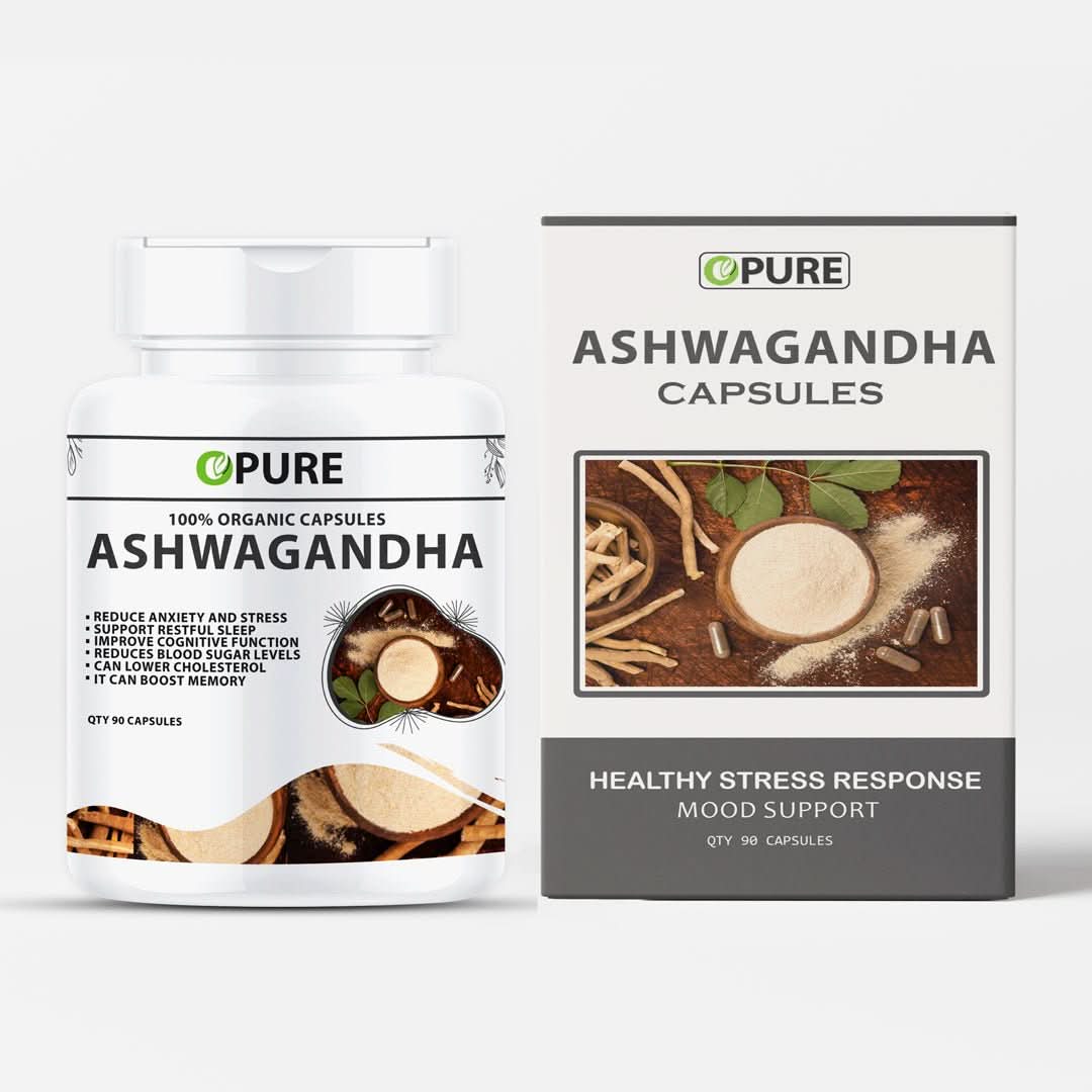 Ashwagandha Capsules | Pack Of 90 Capsules | Each Capsules 500 mg