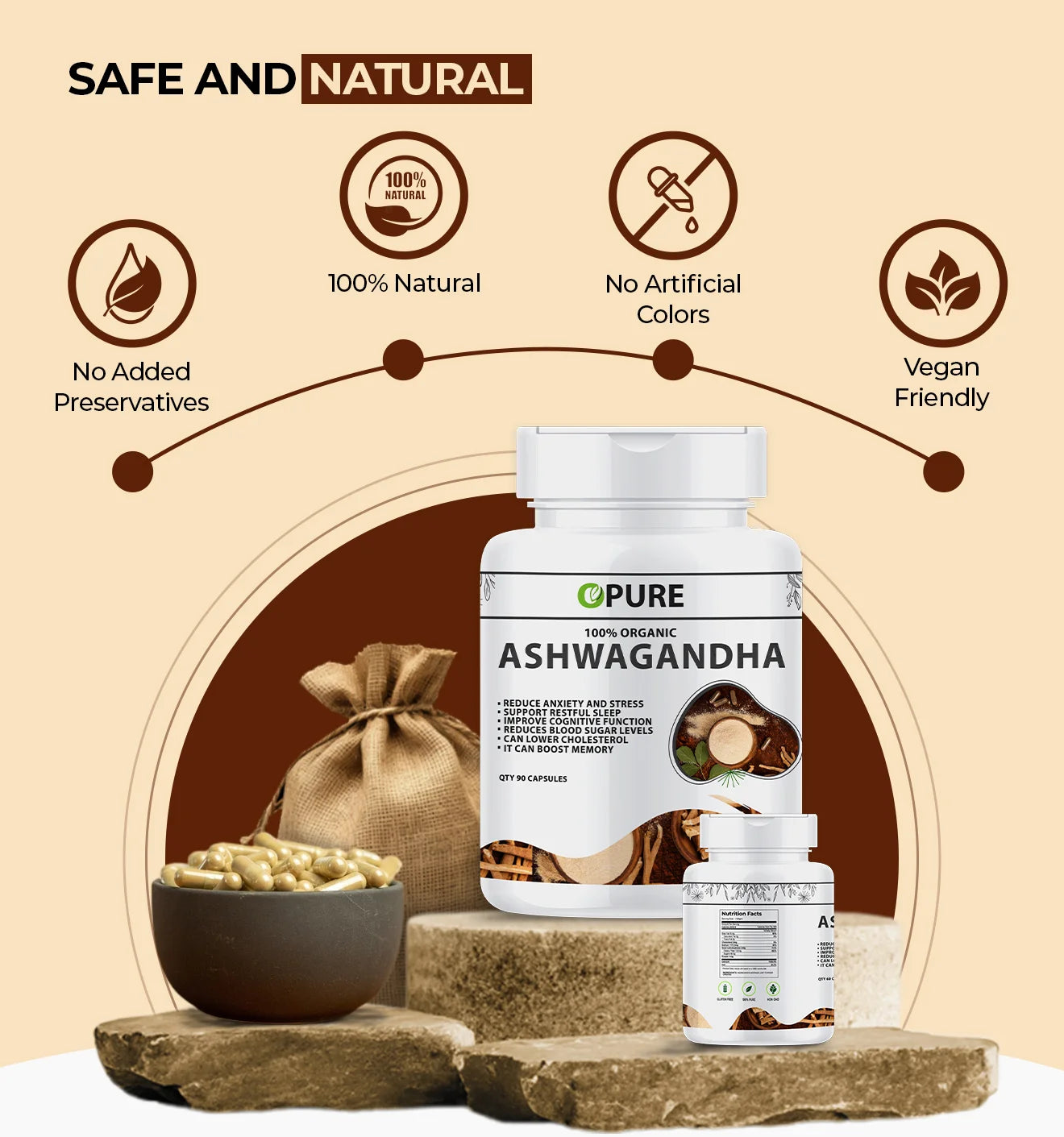 Ashwagandha Capsule 500mg – Premium Ashwagandha Capsules in Pakistan