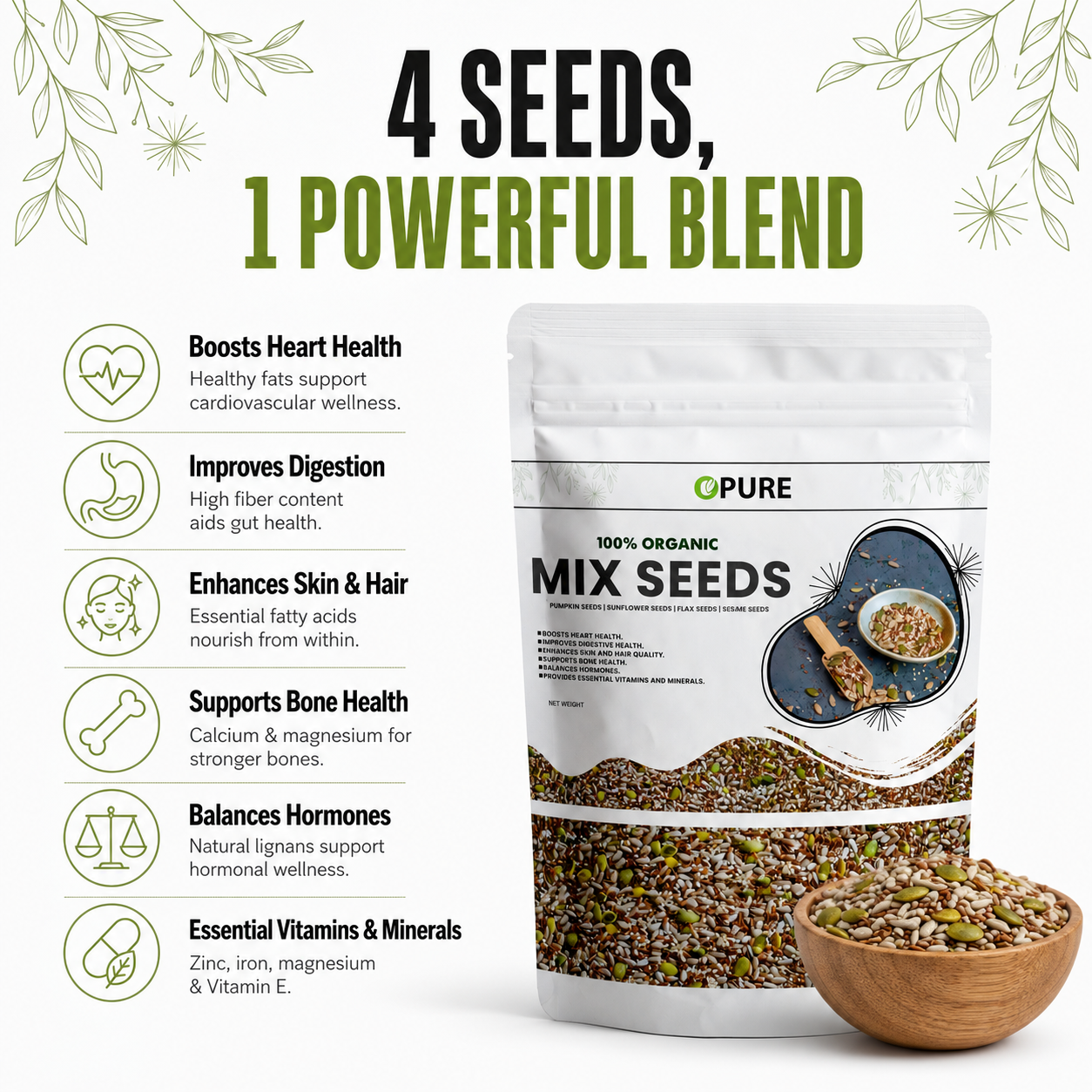 Buy Organic Mix Seeds Online at Best Price in Pakistan | Opure