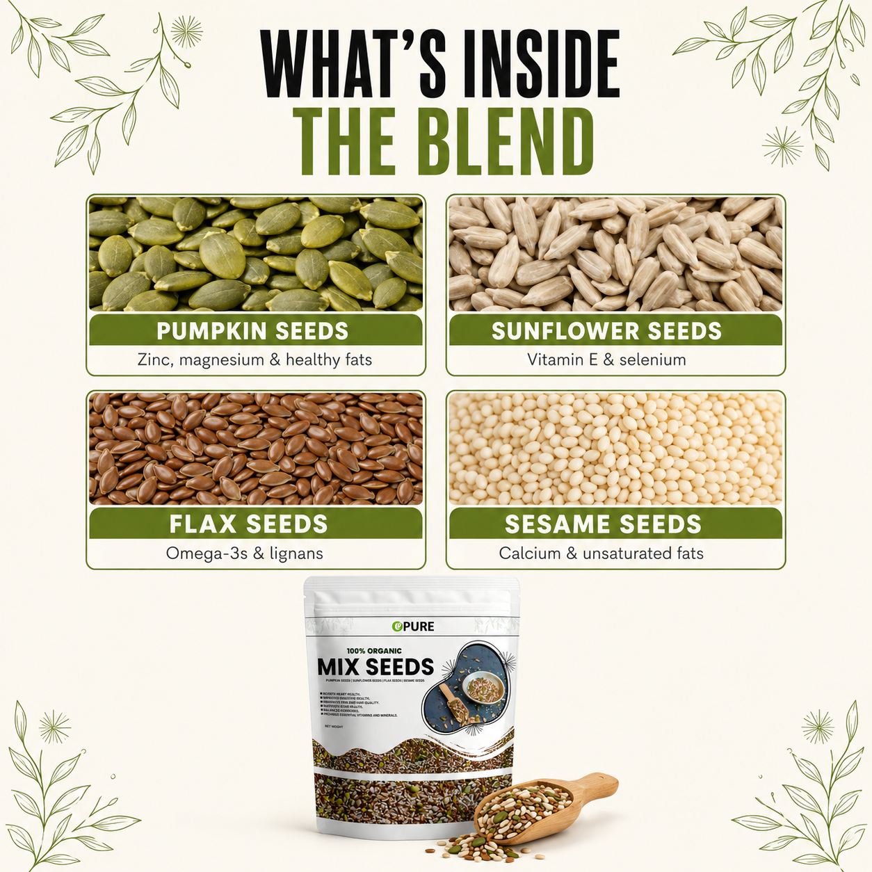 Buy Organic Mix Seeds Online at Best Price in Pakistan | Opure