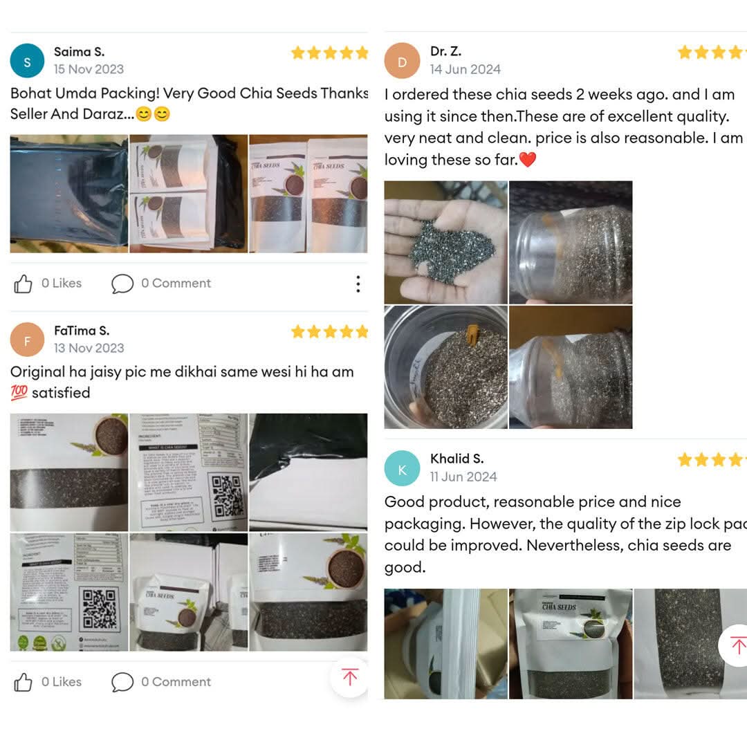 Chia Seed Reviews