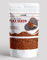 Flax Seeds (Alsi Seeds) | Best for Hair Growth | Raw Seeds for Eating | Source of Iron & Dietary Fiber | Rich in Protein & Omega 3 Fatty Acids