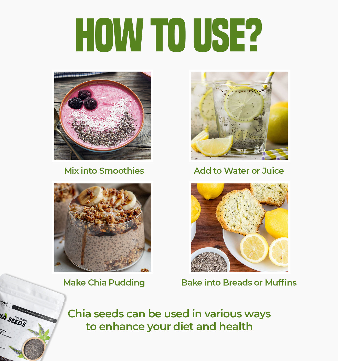 How to use chia seeds