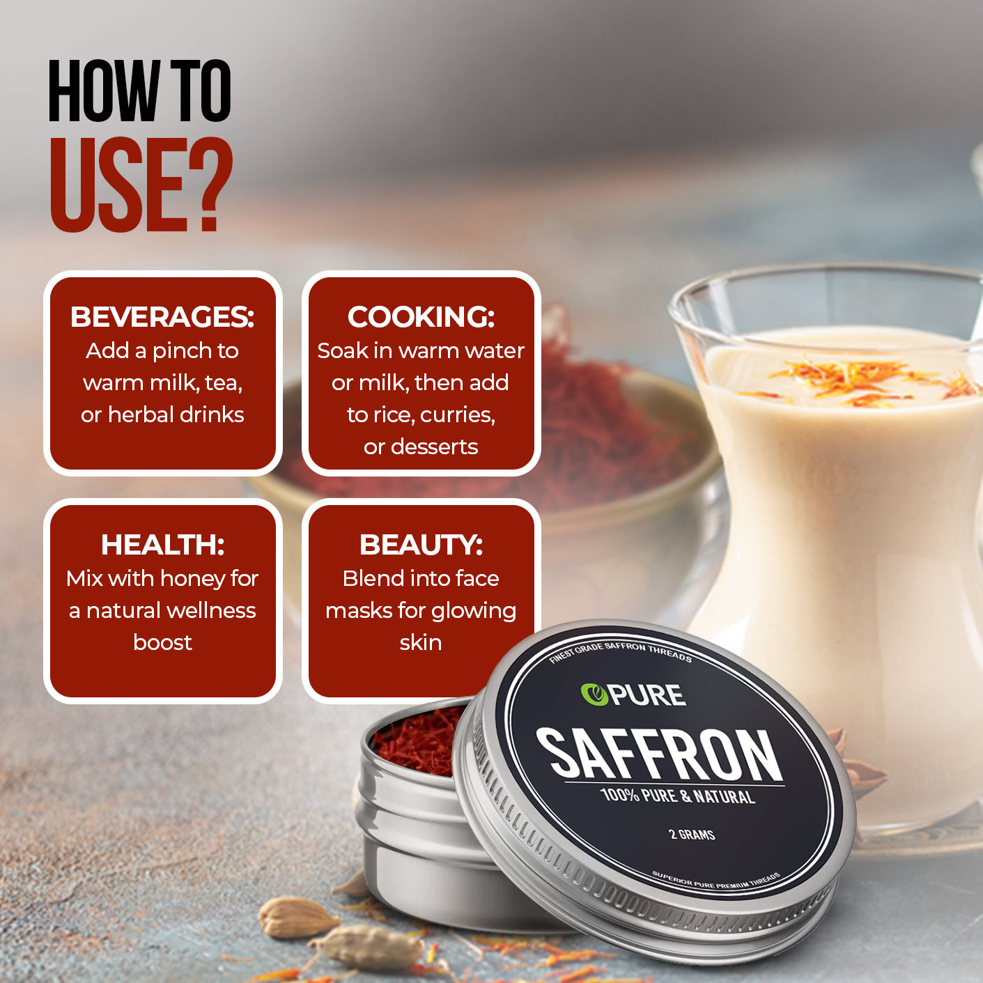 Premium Export Quality Saffron (زعفران) | Pure & Hand-Picked Threads