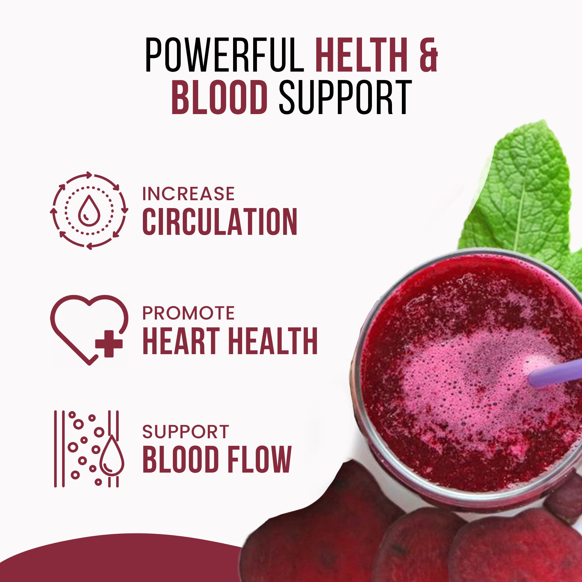 Organic Beetroot Powder – 100% Pure, Non-GMO, Nutrient-Rich Superfood