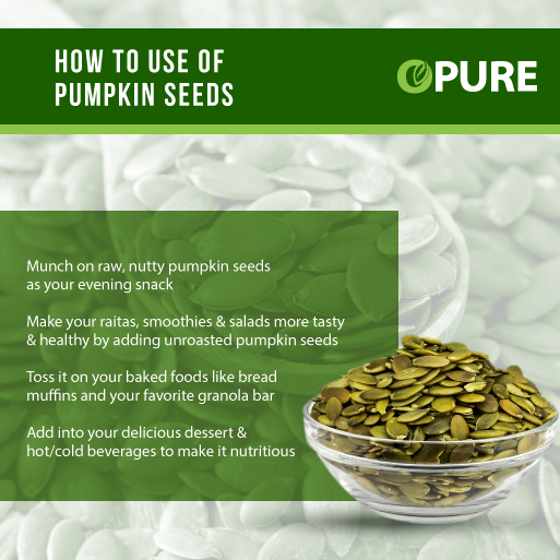Organic Pumpkin Seeds, Raw and Unsalted, Excellent Source of Protein and Iron