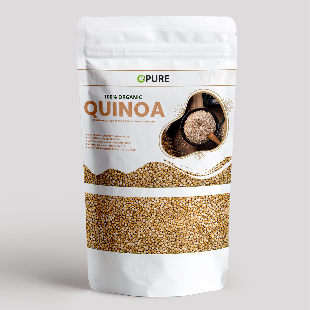 Organic Quinoa | High Protein White Quinoa | Cooks like Rice | Certified Organic & Gluten Free | Superfood