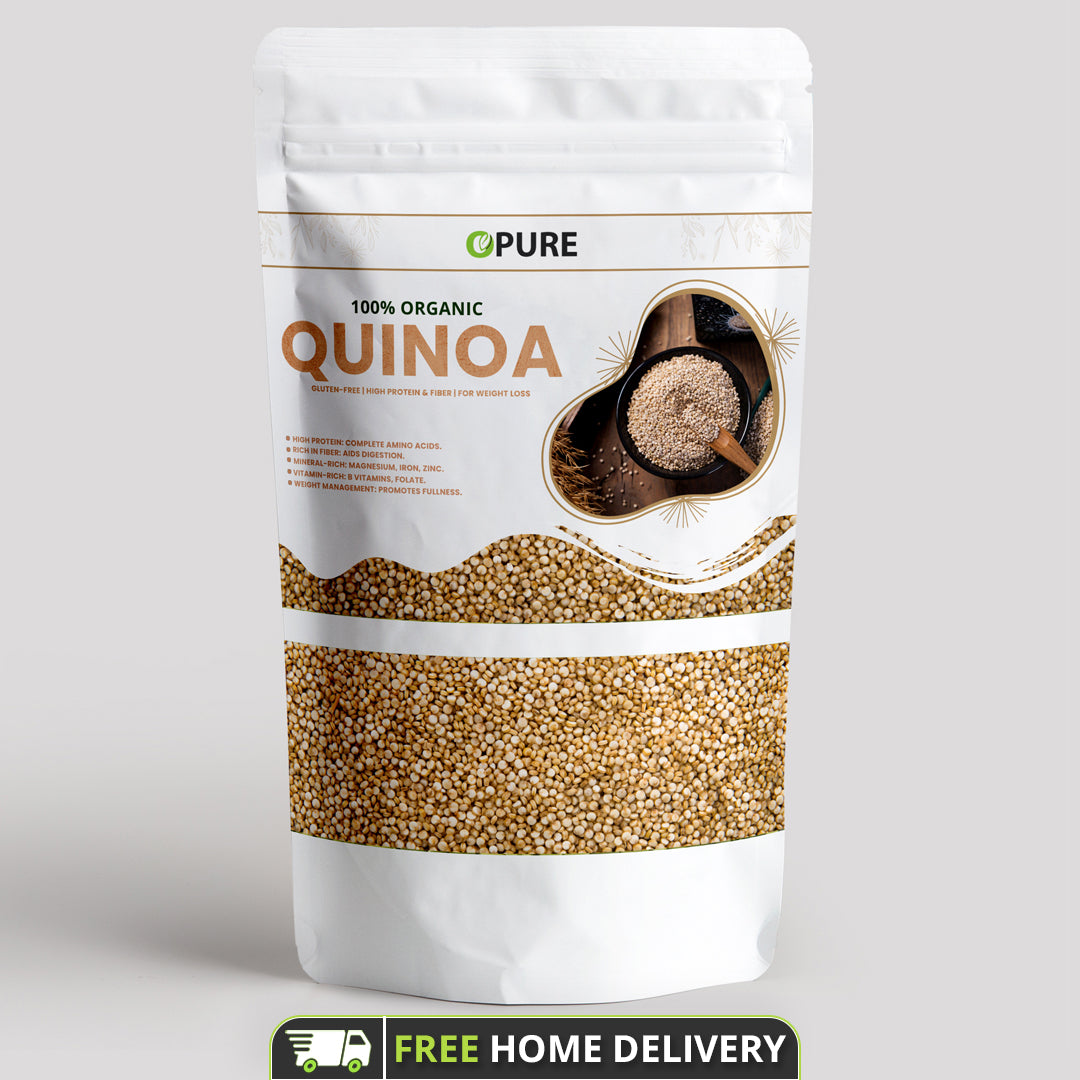 Organic Quinoa | High Protein White Quinoa | Cooks like Rice | Certified Organic & Gluten Free | Superfood