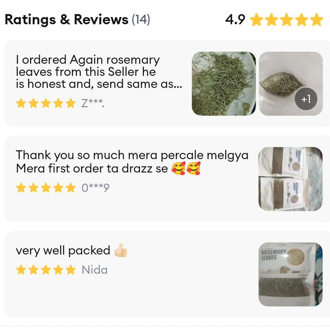 Rosemary Leaves reviews