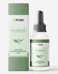 Tea Tree Essential Oil - 100% Pure Organic Oil, for Face, Hair, Skin, Acne, Scalp, Foot and Toenails