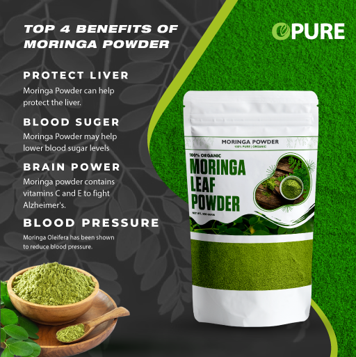 Top 4 Moringa powder benefits