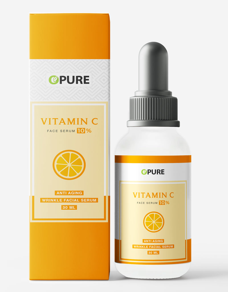 Vitamin C Face Serum 10% Women & Men - Anti Aging Serum - Reduce Dark Spots, Acne & Wrinkles | Pack Of 30 ML