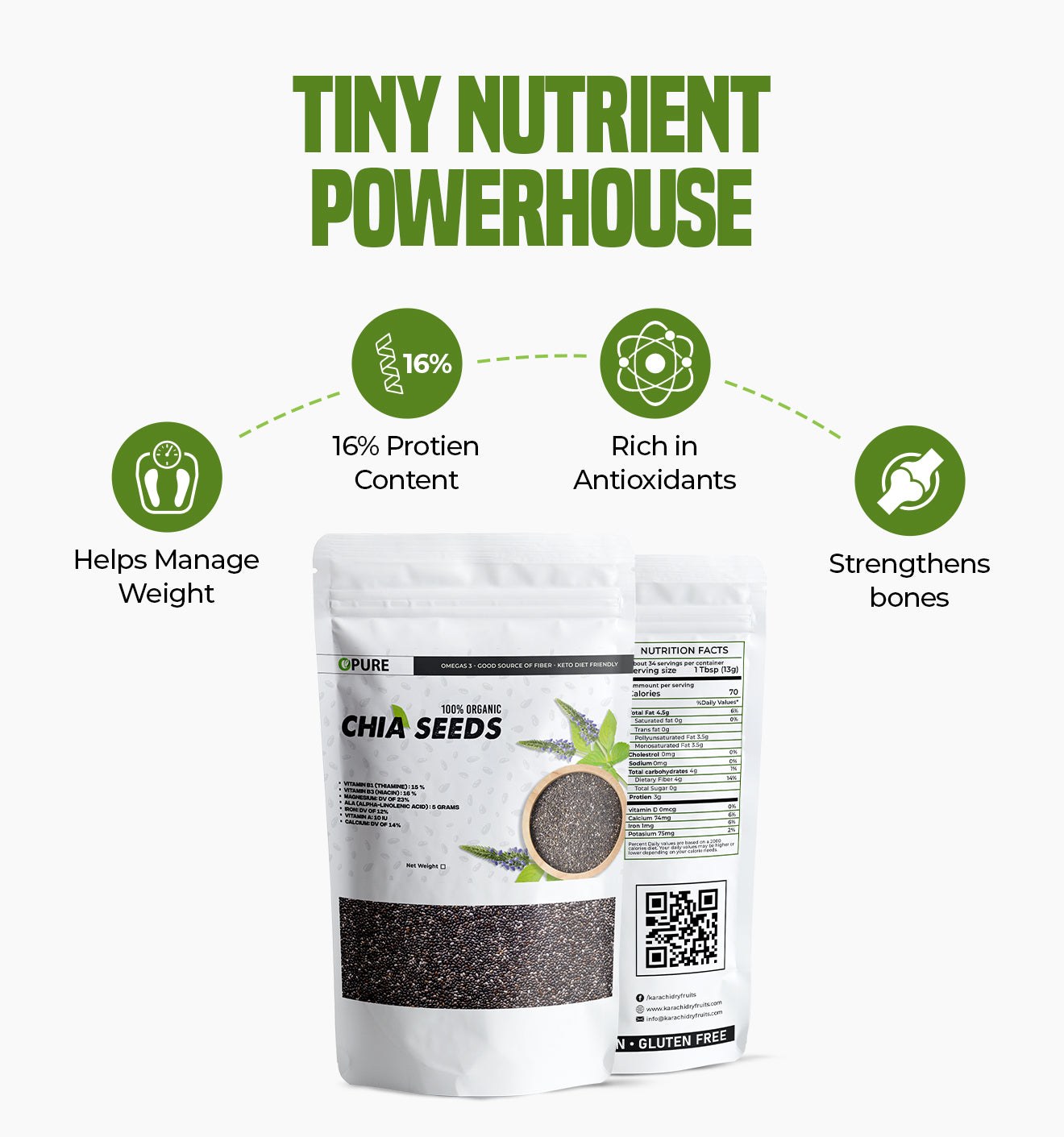 Why Choose opure's chia seeds