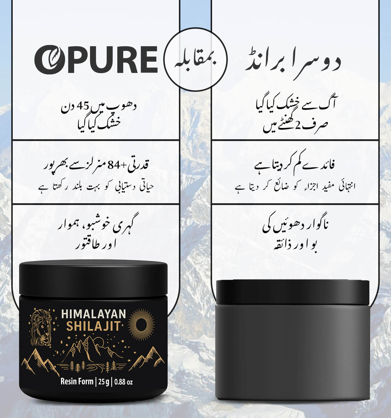 Pure Himalayan Shilajit Resin In Pakistan (سلاجيت)