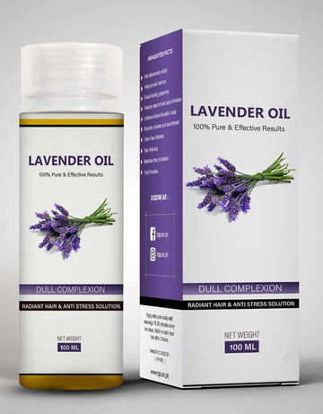 Opure Lavender Oil – 100% Pure Essential Oil for Radiant Hair, Skin & Anti-Stress Relief (100ML)