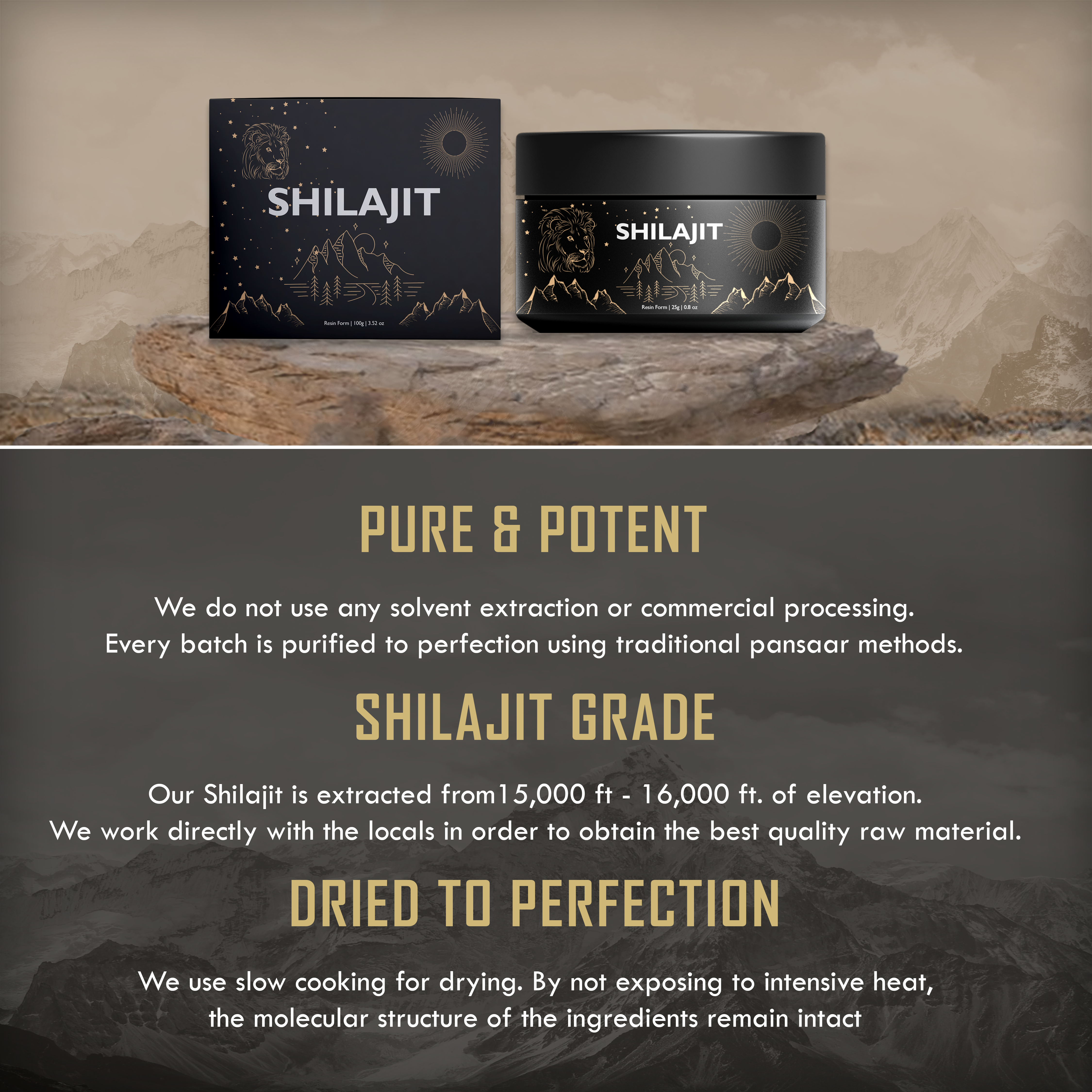 100% Pure Himalayan Shilajit (سلاجيت) Resin with free Spoon | 30-Day Money-Back Guarantee | 100% Natural | Limited Time 20% Off Discount Offer | Free Shipping